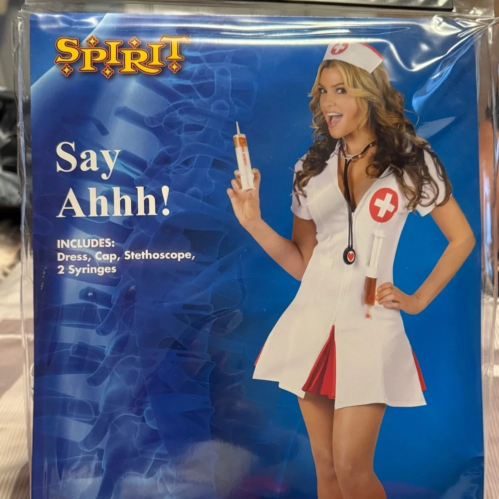 Nurse Costume with Red Accents - Spirit of Halloween - Picture 1 of 3